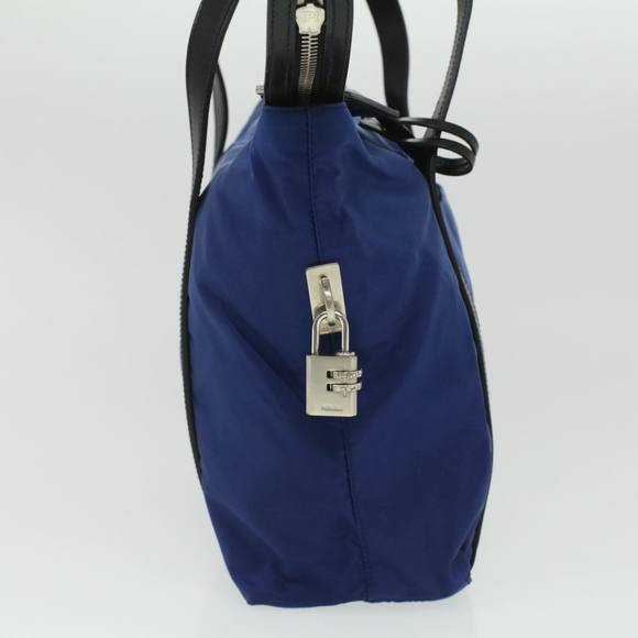 PRADA Tote Bag Nylon Blue Auth ep587 - Picture 4 of 16